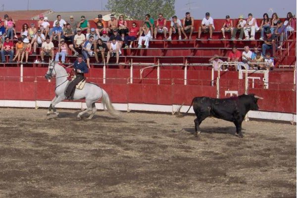 Escena de rejoneo